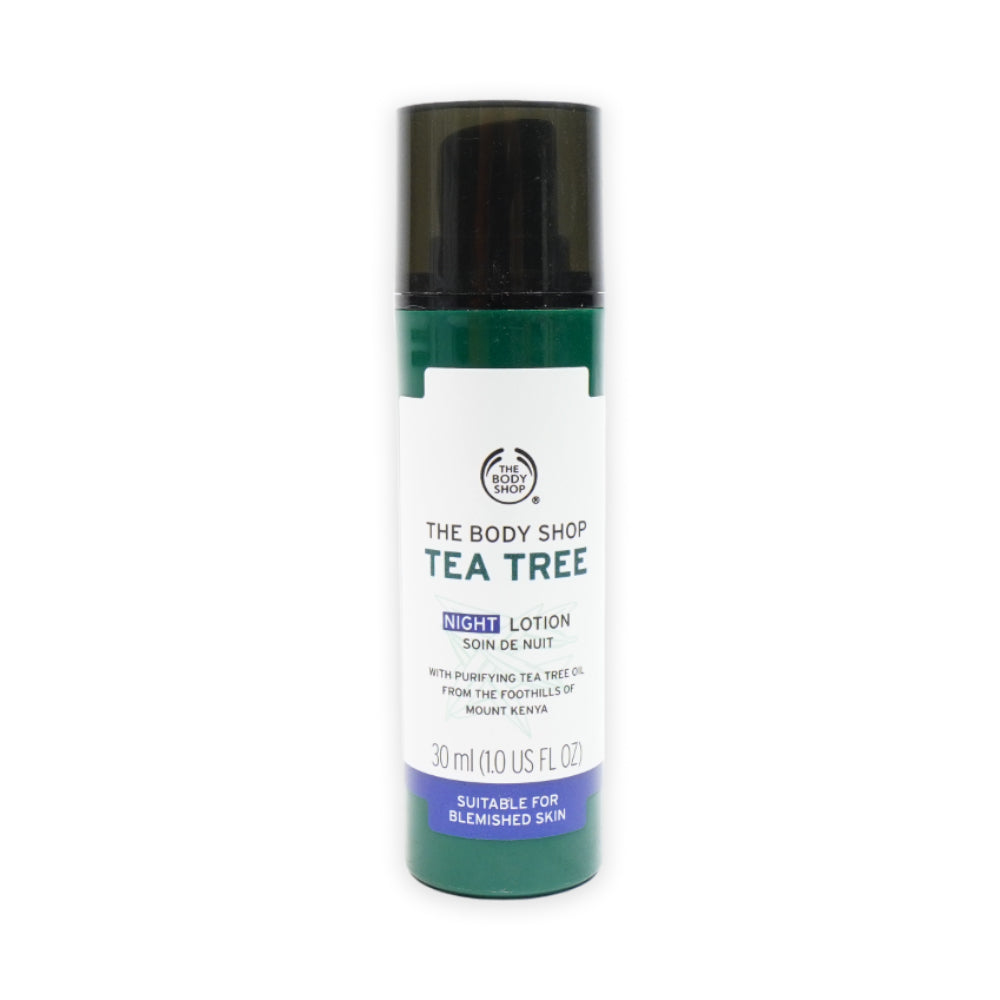 BODY SHOP TEA TREE BELMISH FACE NIGHT LOTION 30ML Default Title - MamasJan Makeup