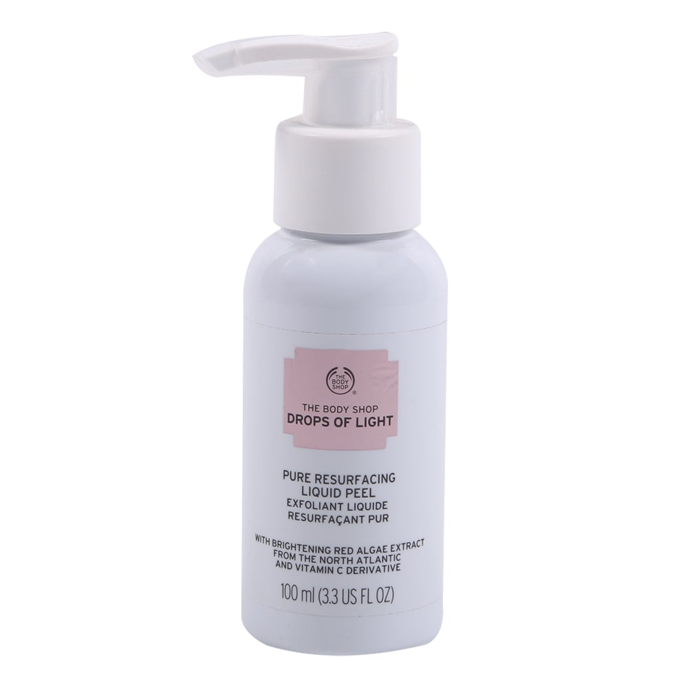 BODY SHOP DROPS OF LIGHT PURE RESURFACING LIQUID PEEL 100ML Default Title - MamasJan Makeup