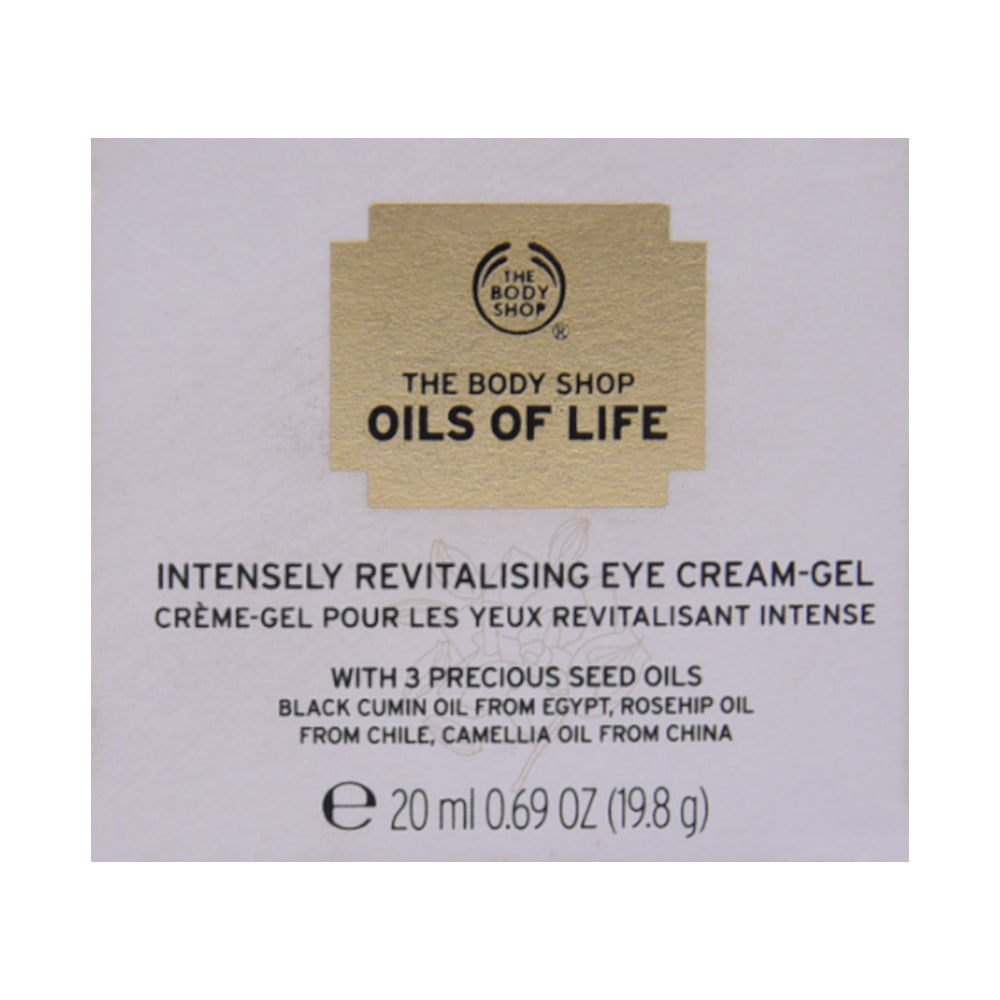 BODY SHOP OILS LIFE INTENSELY REVITALISING EYE CREAM 20ML Default Title - MamasJan Makeup