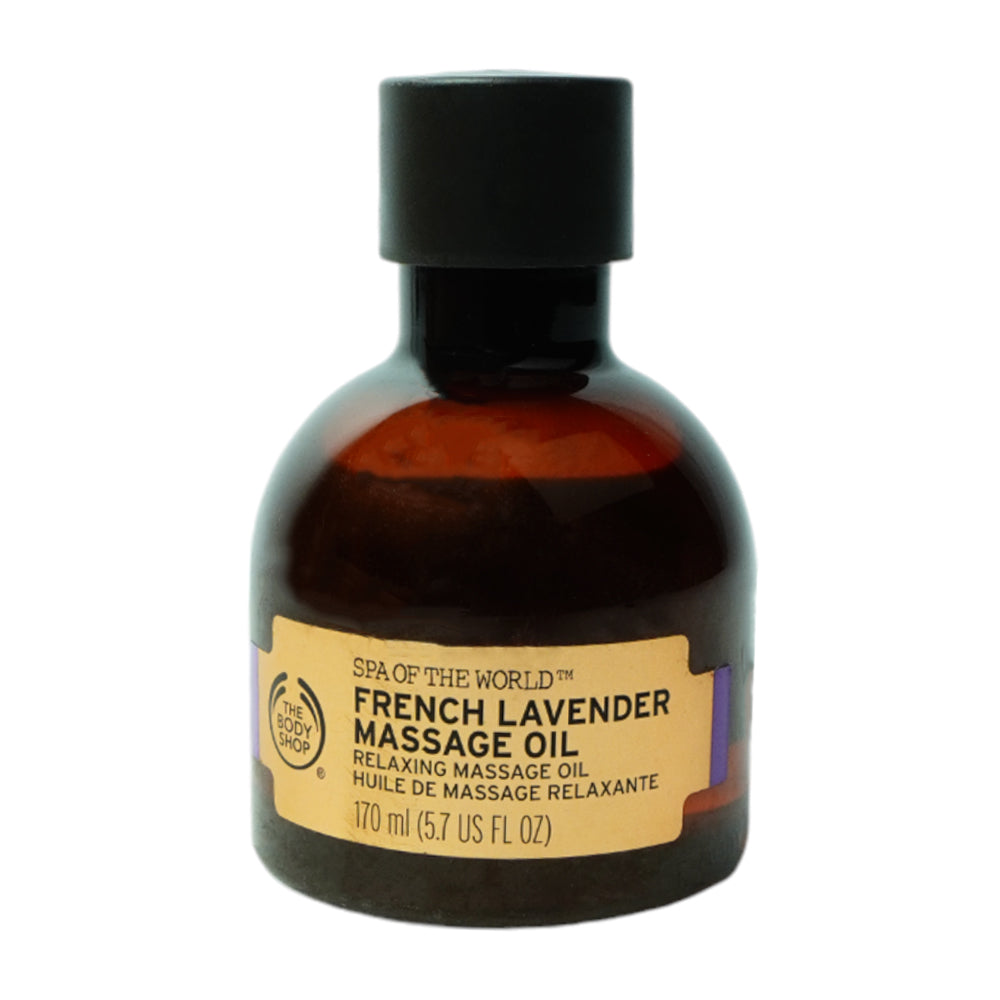 BODY SHOP MASSAGE OIL FRENCH LAVENDER 170 ML Default Title - MamasJan Makeup