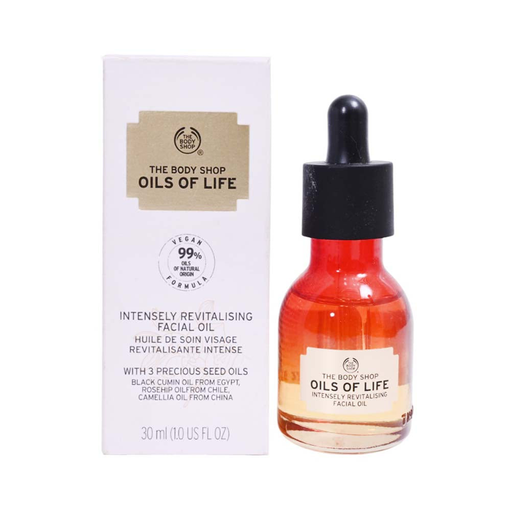 THE BODYSHOP OILS OF LIFE REVITALISING FACIAL OIL 30ML Default Title - MamasJan Makeup