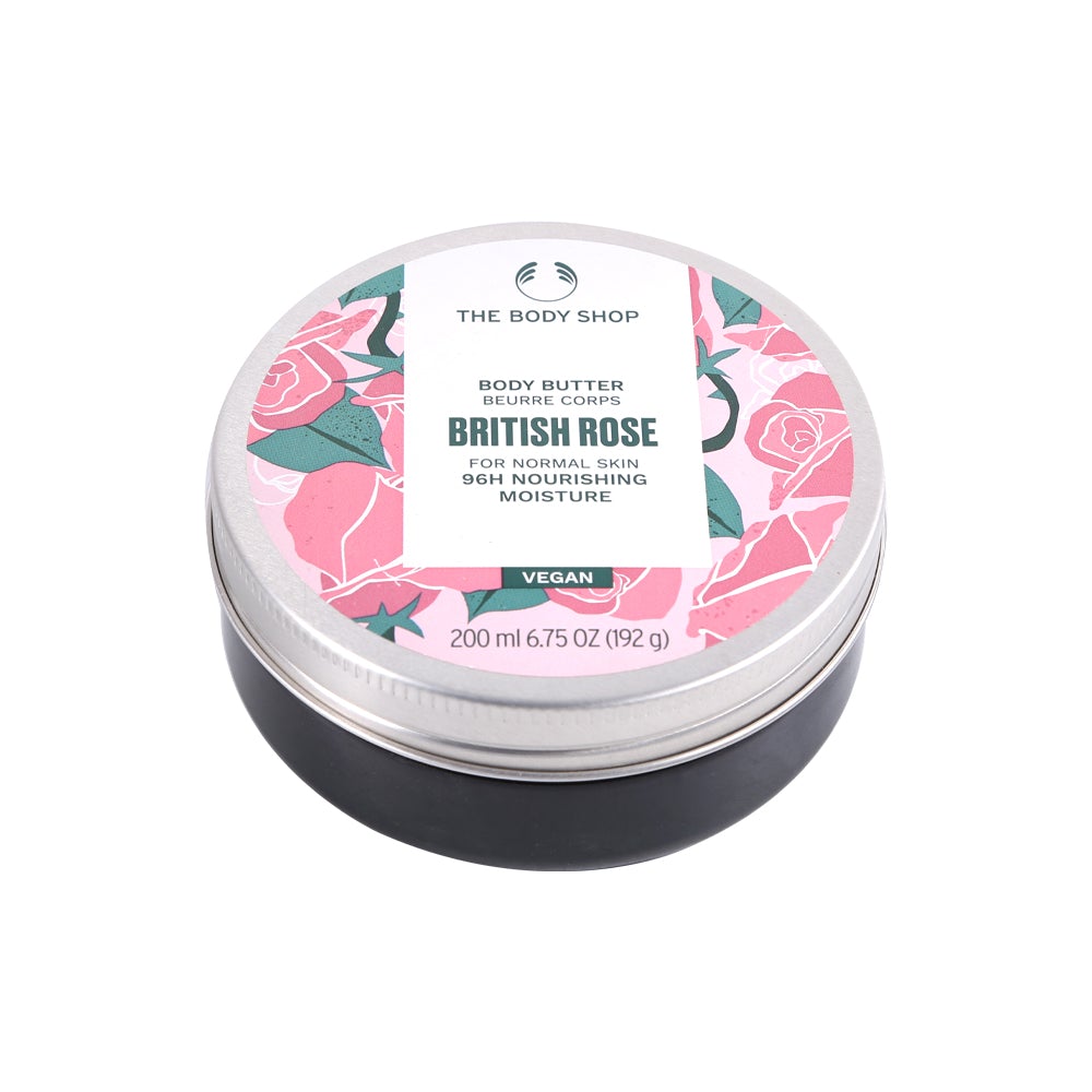 BODY SHOP BRITISH ROSE BODY BUTTER 200 ML Default Title - MamasJan Makeup