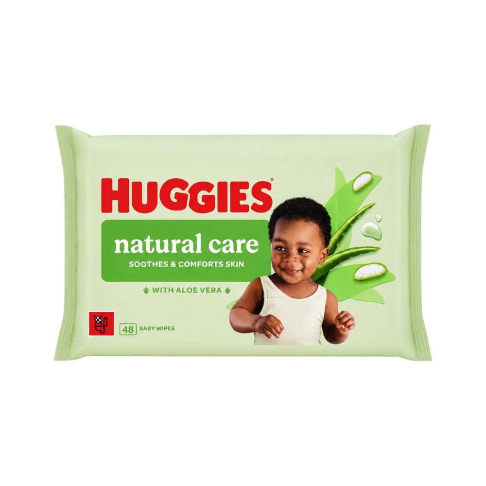 HUGGIES NATURAL CARE SOOTHES & COMFORTS SKIN WITH ALOE VERA Default Title - MamasJan Baby Maternity Care