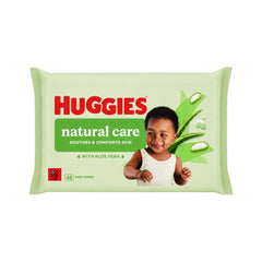 HUGGIES NATURAL CARE SOOTHES & COMFORTS SKIN WITH ALOE VERA Default Title - MamasJan Baby Maternity Care