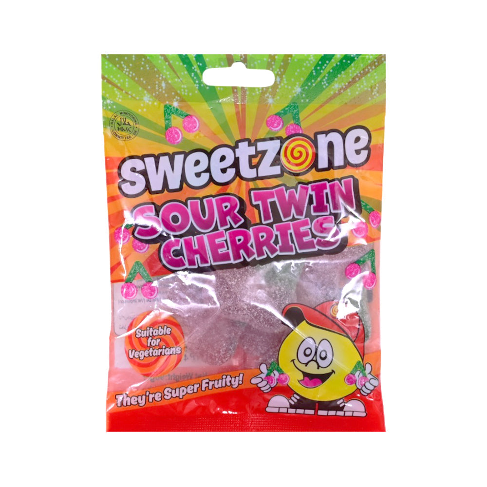 SWEETZONE SOUR TWIN CHERRY JELLY 90 GM Default Title - MamasJan Grocery Food