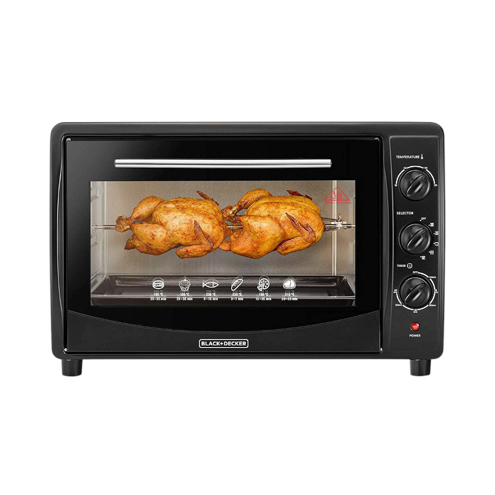 BLACK & DECKER OVEN TOASTER 45LTR TRO45RDG Default Title - MamasJan Electronics