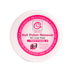 CLASSIC NAIL POLISH REMOVER 40 LARGE PADS 3IN1 Default Title - MamasJan skincare
