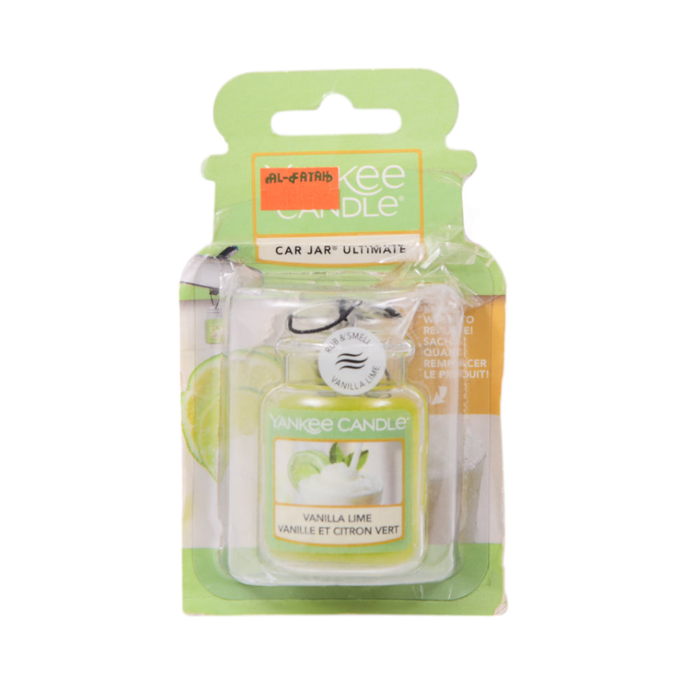 YANKEE AIR FRESHNER VANILLALIME CAR JAR BASIC Default Title - MamasJan Grocery Nonfood