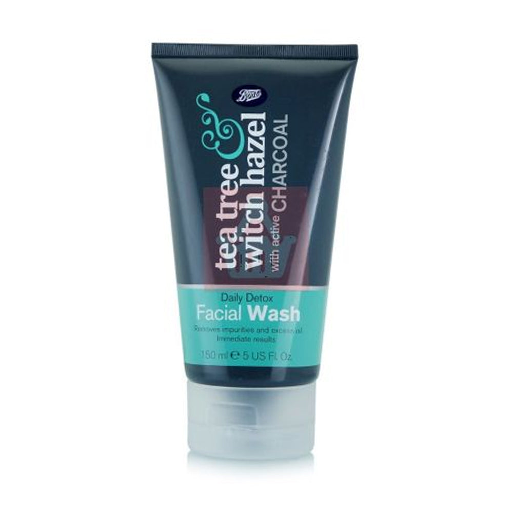 BOOTS ACTIVATED CHARCOAL FACE WASH 150ML Default Title - MamasJan skincare