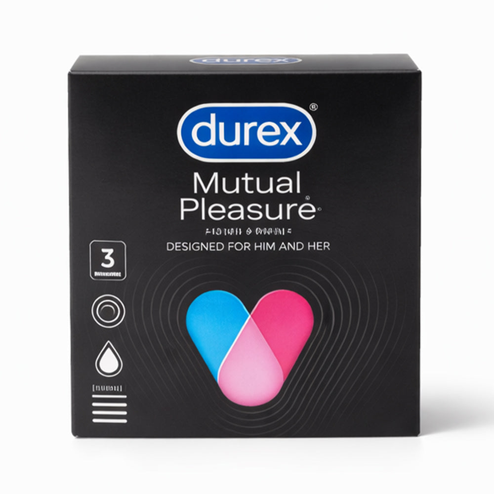 DUREX CONDOM MUTUAL PLEASURE 3PK Default Title - MamasJan Medicine