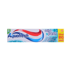 AQUA FRESH TOOTH PASTE ACTIVE FRESH WITH MENTHOL 125 ML Default Title - MamasJan Grocery Nonfood