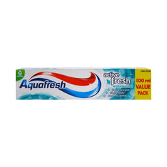 AQUA FRESH TOOTH PASTE ACTIVE FRESH WITH MENTHOL 100 ML Default Title - MamasJan Grocery Nonfood