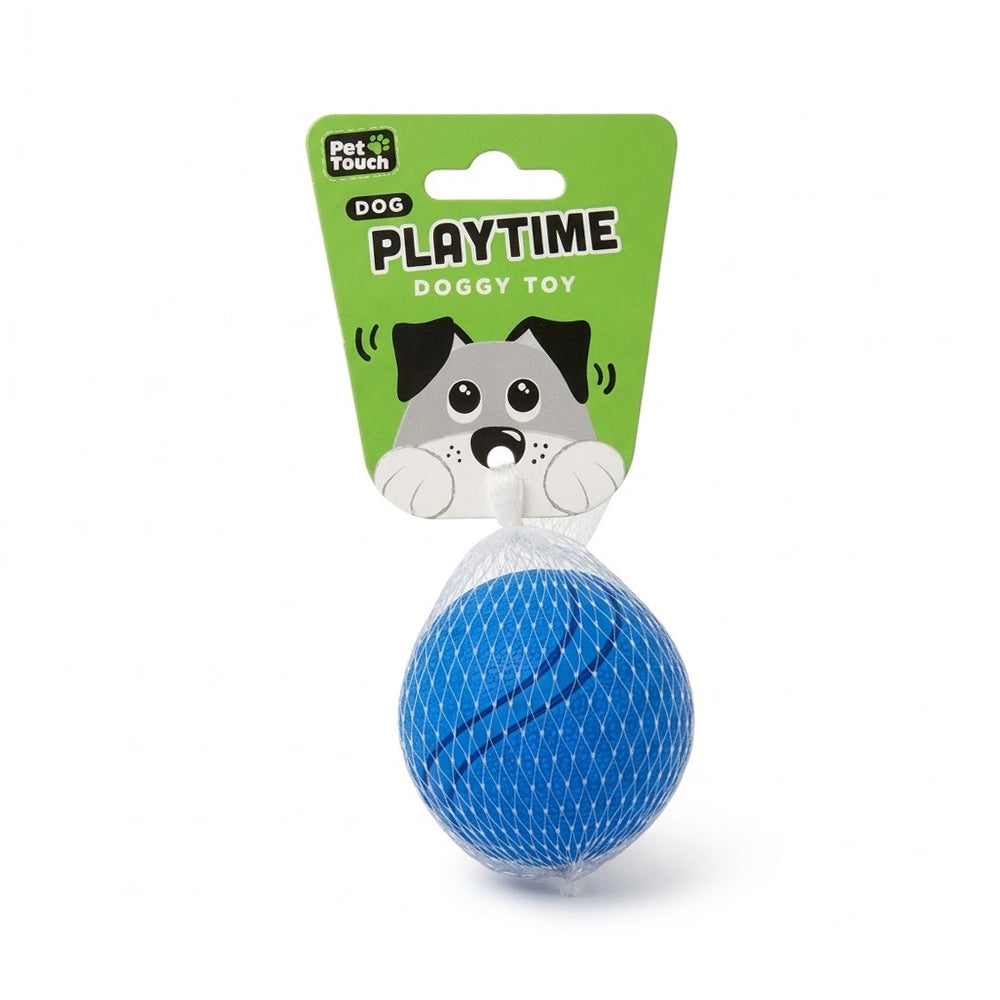 DOGGY PLAY BALL SOLID TPR HT-7233 Default Title - MamasJan Pet Care
