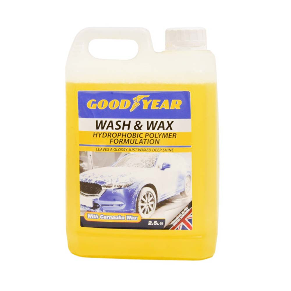 GOODYEAR CAR WASH & WAX WITH CARNAUBA WAX 2.5 LTR Default Title - MamasJan Grocery Non Foods
