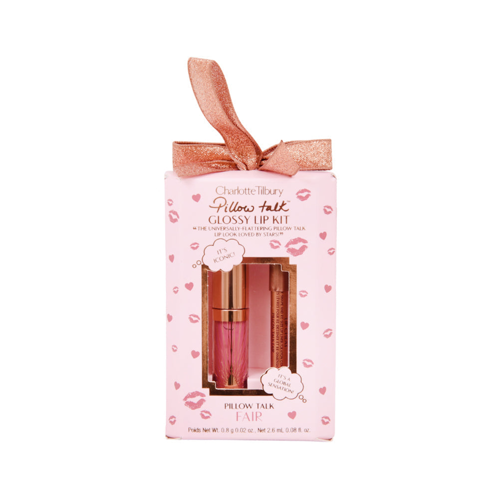 CHARLOTTE TILBURY PILLOW TALK GLOSSY FAIR LIP KIT Default Title - MamasJan Makeup