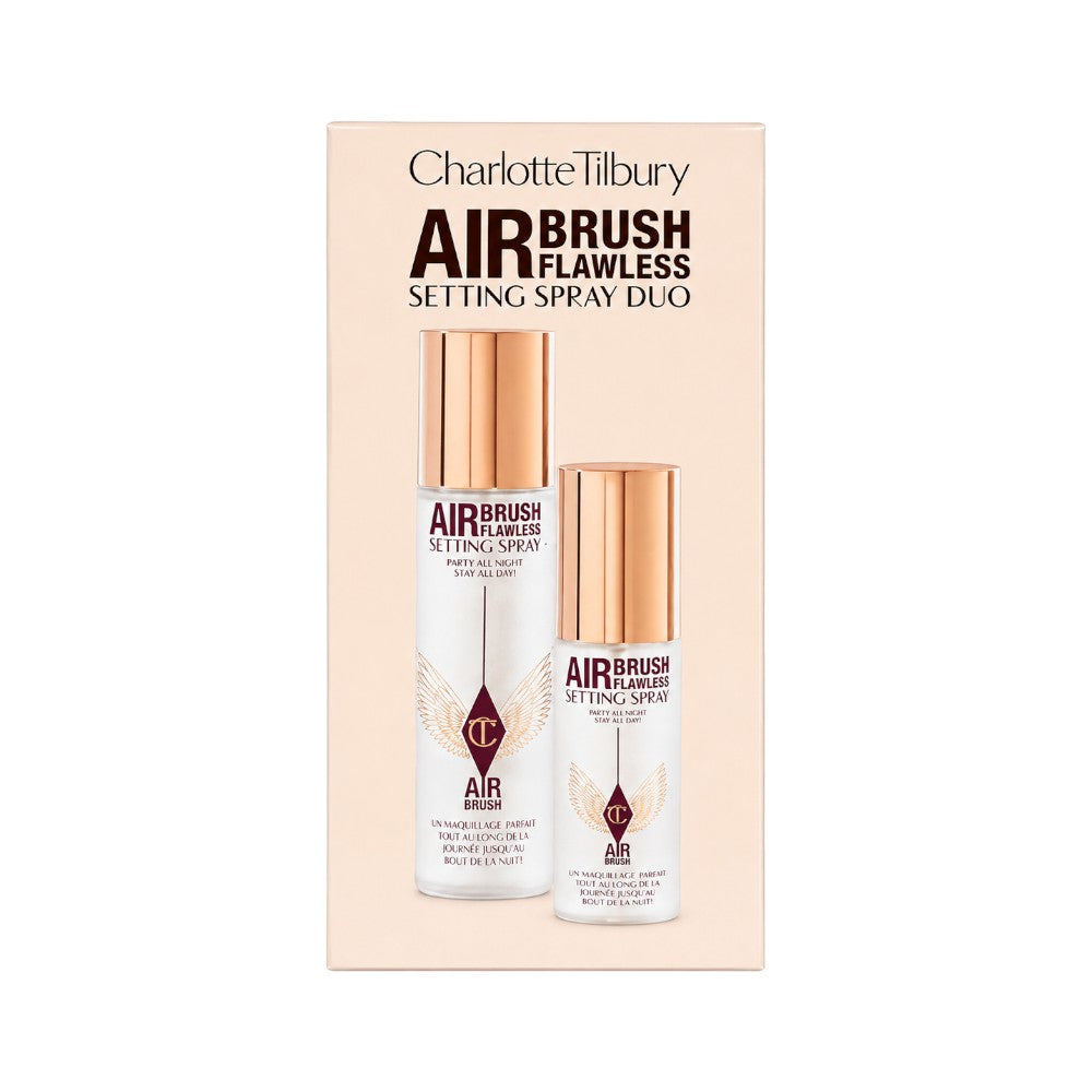 CHARLOTTE TILBURY AIR BRUSH FLAWLESS SETTING SPRAY DUO 34ML Default Title - MamasJan Makeup
