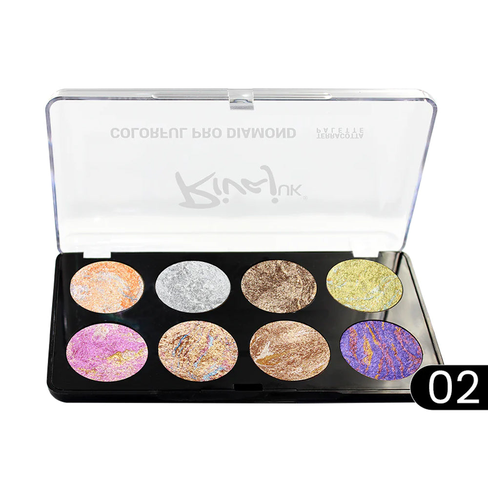 RIVAJ 8 IN 1 PRO DIAMOND TERRACOTTA PALETTE 3 - MamasJan Makeup