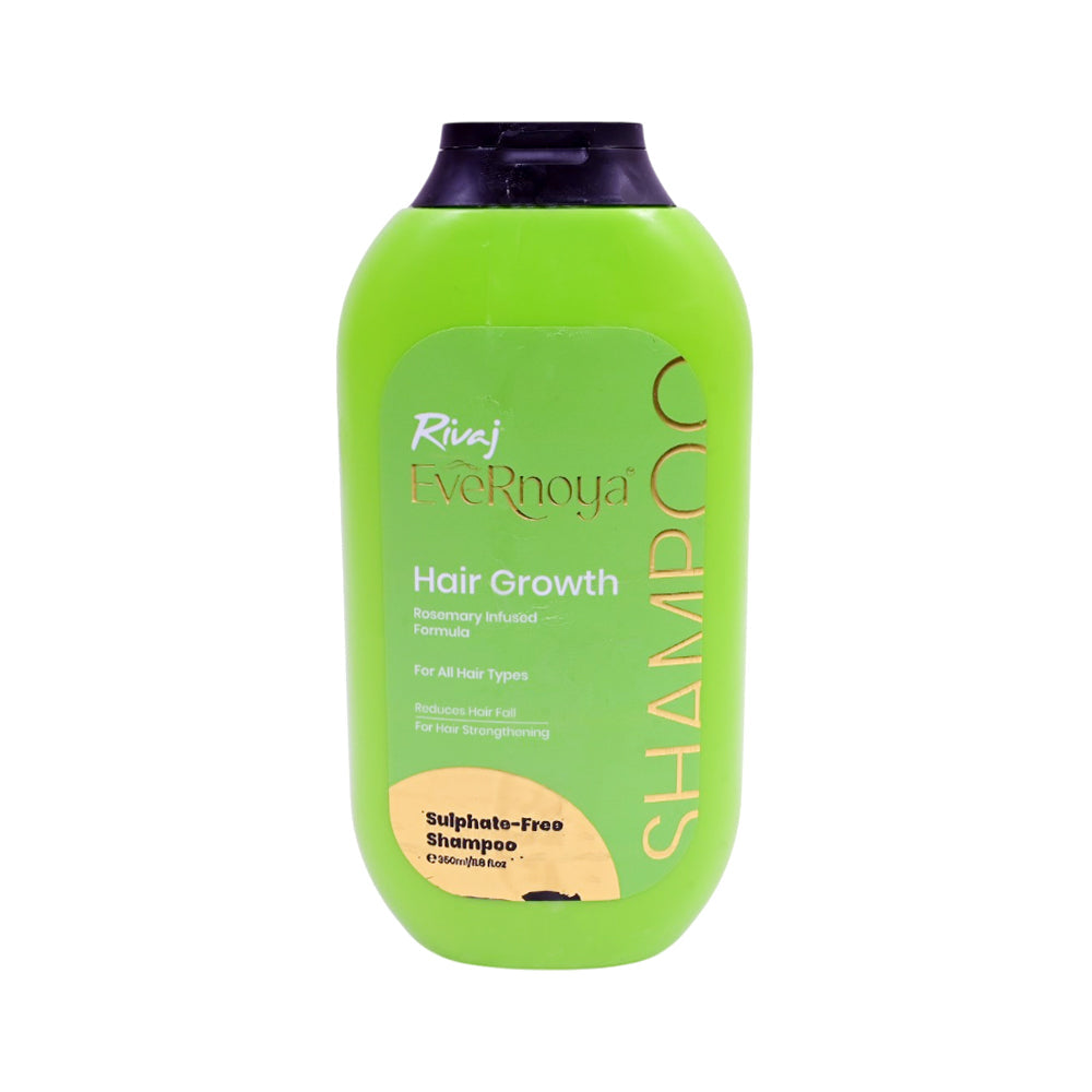 RIVAJ EVERNOYA SULFATE FREE SHAMPOO ROSEMARY 350 ML Default Title - MamasJan haircare