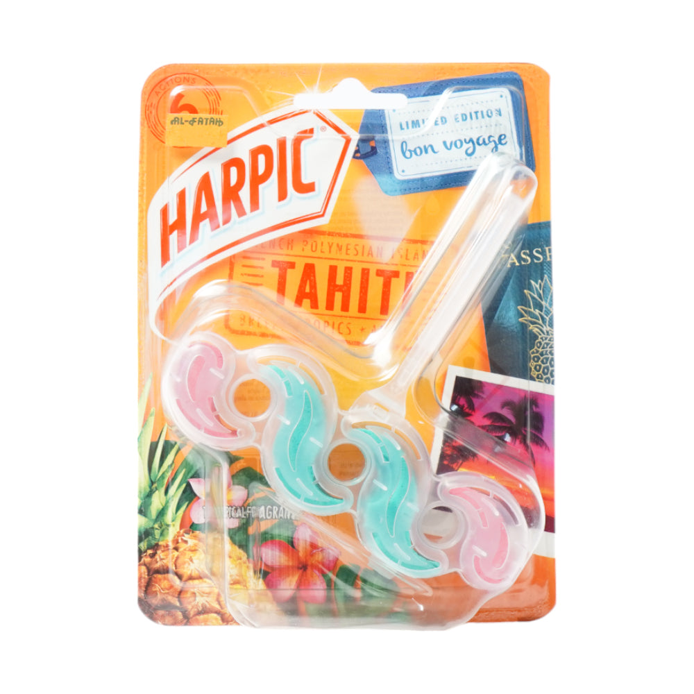 HARPIC TOILET AIR FRESHNER HANGER TAHITI 35 GM Default Title - MamasJan Grocery Nonfood