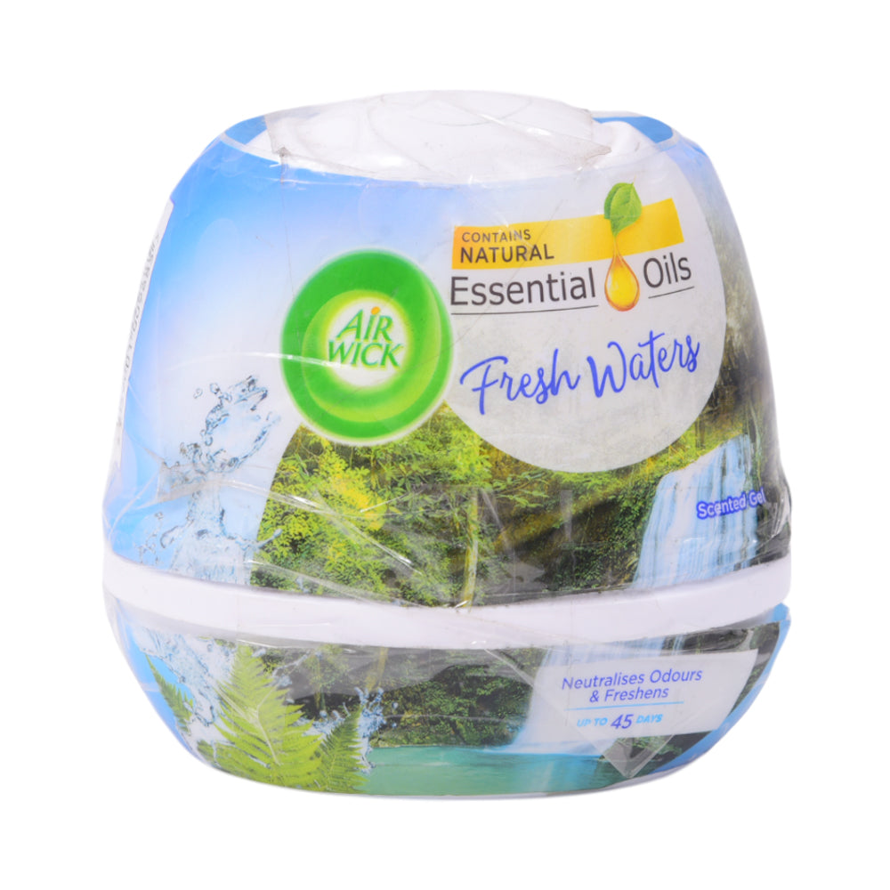 AIR WICK AIR FRESHNER GEL FRESH WATER 180 GM Default Title - MamasJan Grocery Nonfood