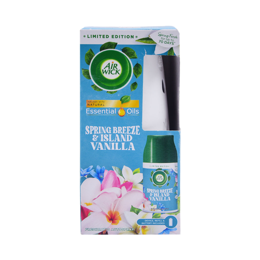 AIR WICK AIR FRESHNER WITH MACHINE S BREEZE ISLAND VANILLA 2 Default Title - MamasJan Grocery Nonfood