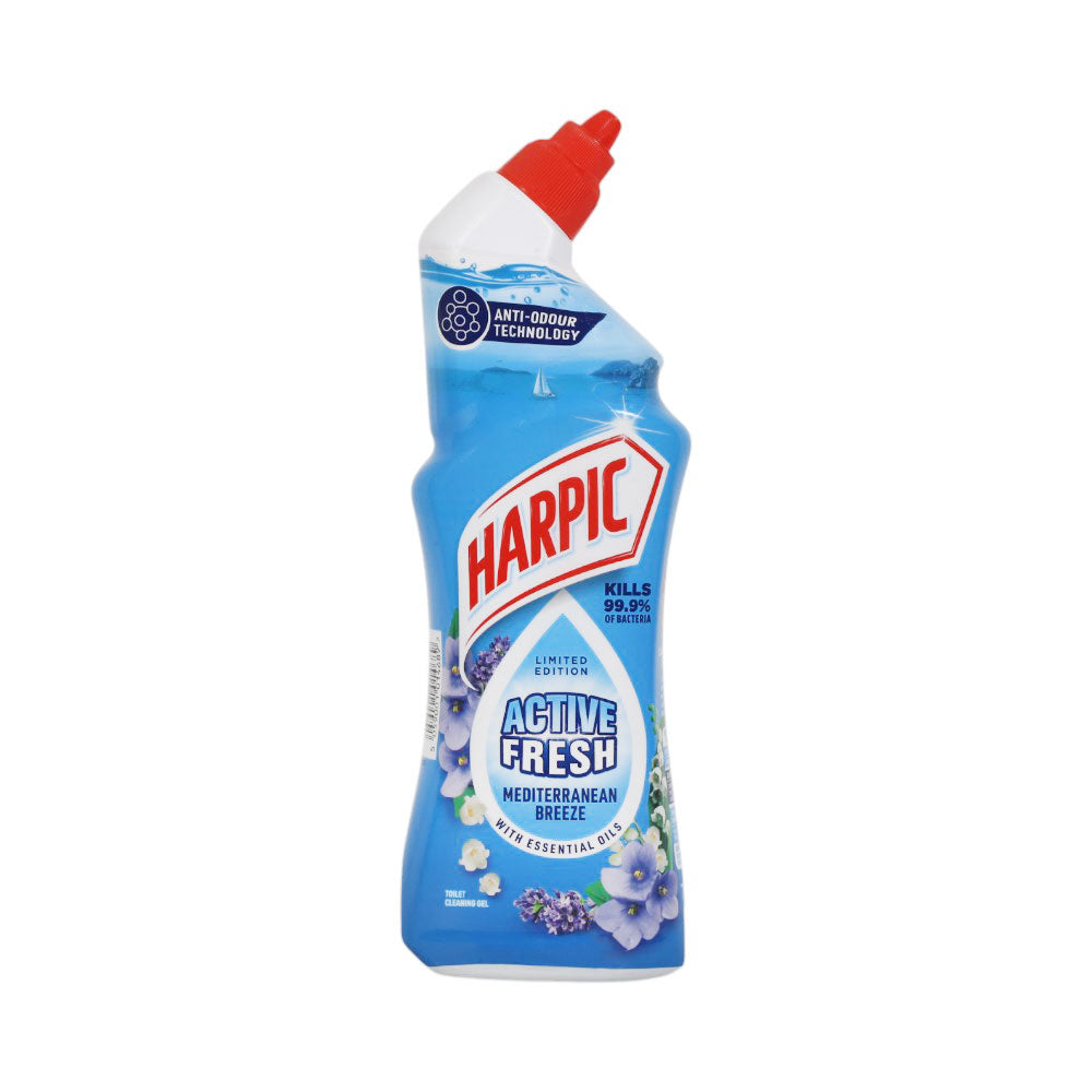HARPIC TOILET CLEANER MADITERRANEAN BREEZE ACTIVE FRESH 750 Default Title - MamasJan Grocery Nonfood