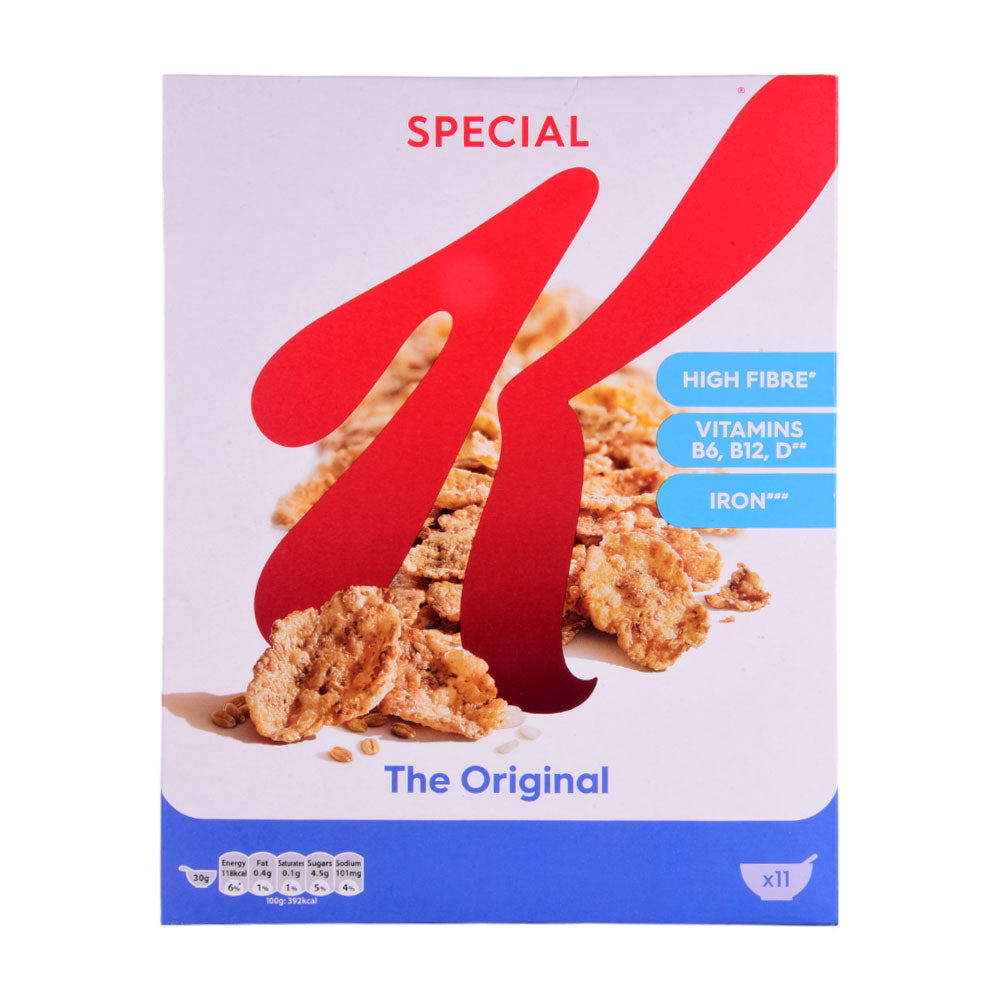 KELLOGGS SPECIAL K HIGH ORIGINAL FIBER VITMIN B6 B12 D IRON Default Title - MamasJan Grocery