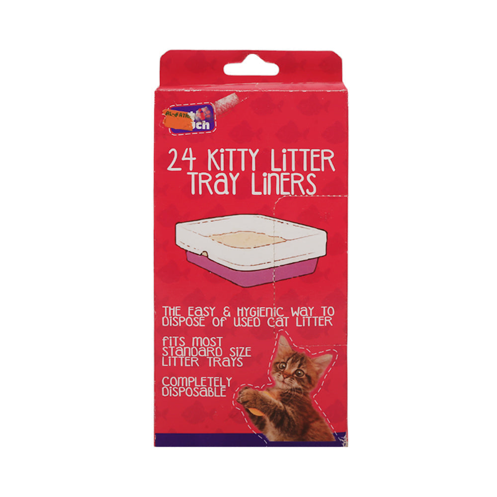 ROBERT & THOMPSON CAT LITTER TRAY LINERS 24PC T402 Default Title - MamasJan Grocery Nonfood