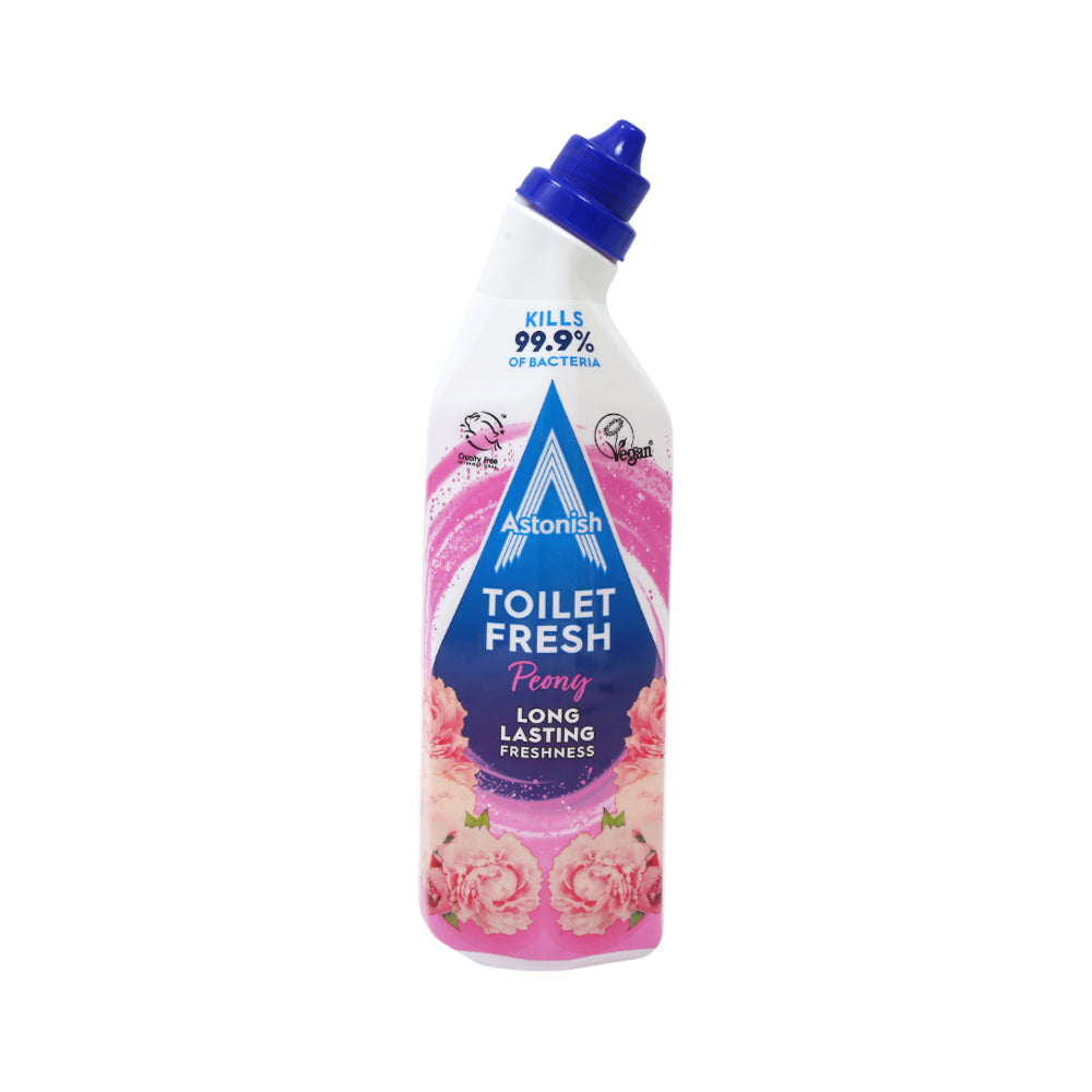ASTONISH TOILET GEL FRESH PEONY 750ML Default Title - MamasJan Grocery Nonfood