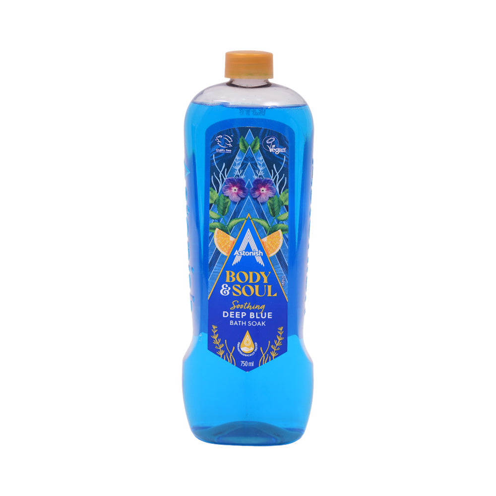 ASTONISH BATH SOAK BODY & SOUL DEEP BLUE SOOTHING 750ML Default Title - MamasJan skincare