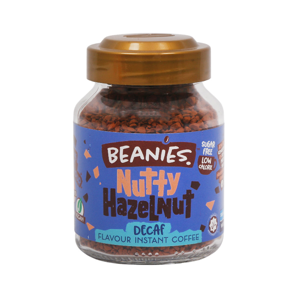 BEANIES COFFEE NUTTY HAZELNUT DECAF 50 GM Default Title - MamasJan GroceryFoods