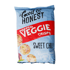 GOOD & HONEST POPPED VEGGIE SWEET CHILLI CHIPS 75 GM Default Title - MamasJan Grocery