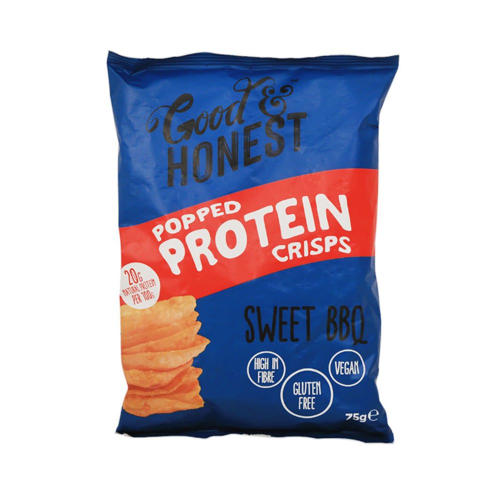 GOOD & HONEST POPPED PROTEIN SWEET BBQ CHIPS 75 GM Default Title - MamasJan Grocery