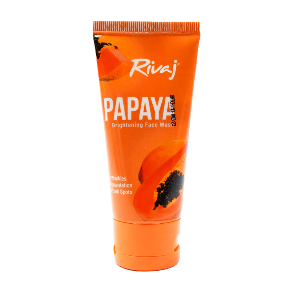 RIVAJ PAPAYA BRIGHTENING FACE WASH 50ML Default Title - MamasJan skincare