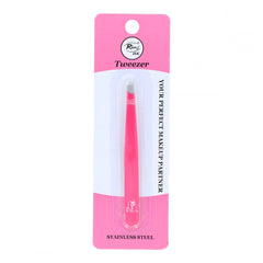 RIVAJ METALLIC PINK TWEEZER RVT-004 Default Title - MamasJan Makeup
