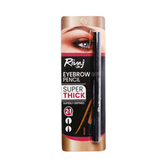 RIVAJ EYEBROW WITH BRUSH PENCIL BROWN 1.2G Default Title - MamasJan Makeup