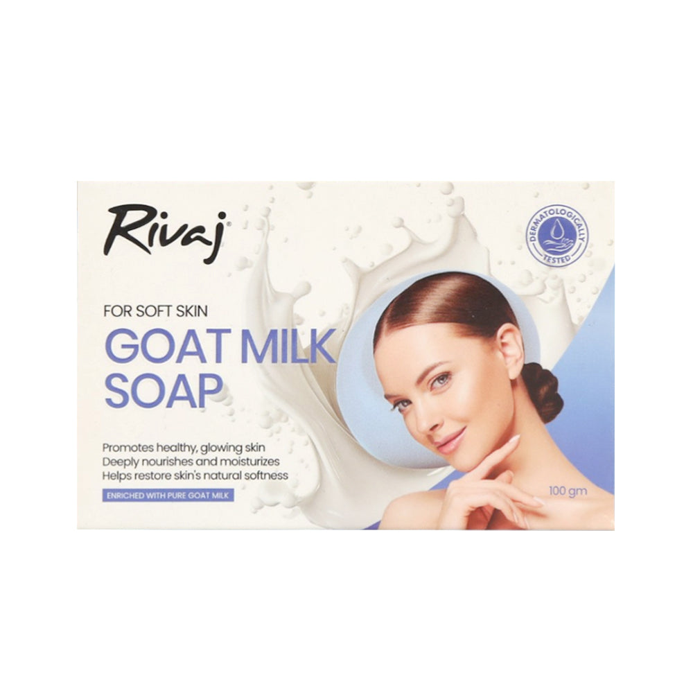RIVAJ SOAP GOAT MILK 100G Default Title - MamasJan skincare