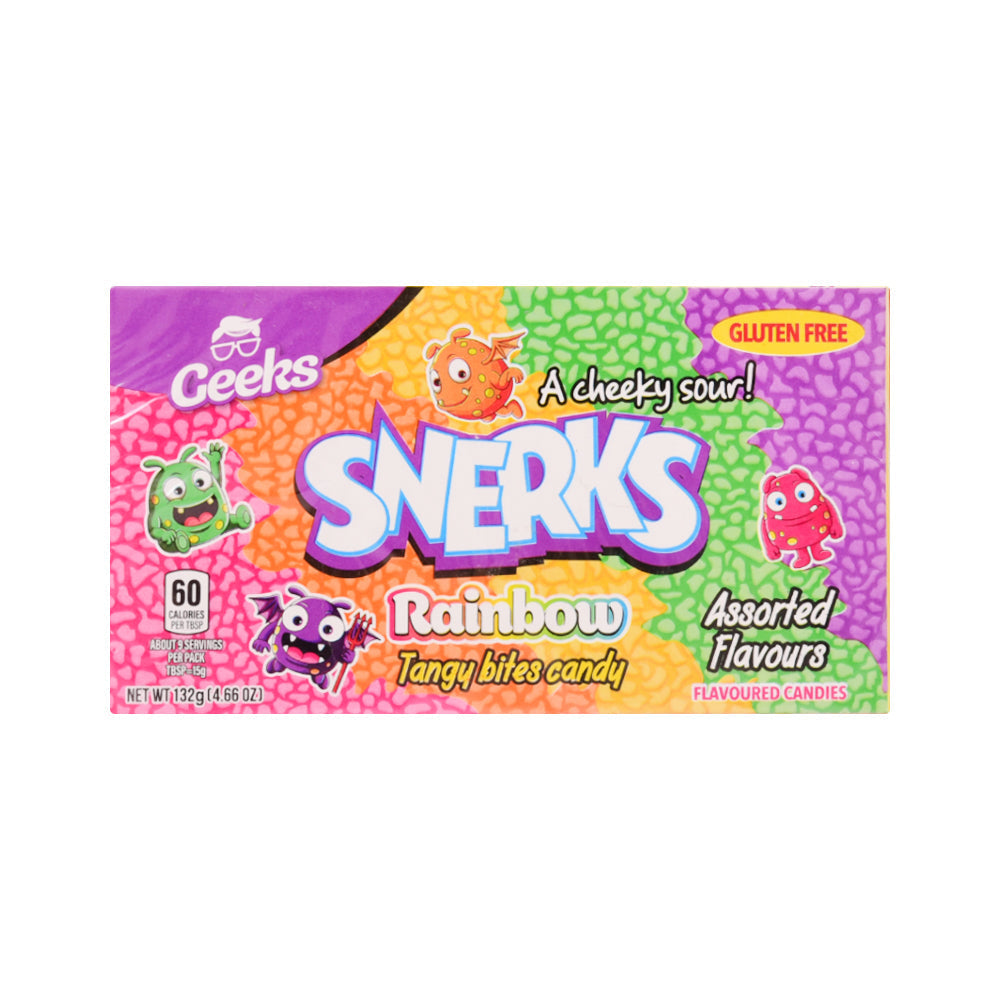 GEEKS SNERKS RAINBOW TANGY ASSORTED FLAVOUR 132 GM Default Title - MamasJan GroceryFoods