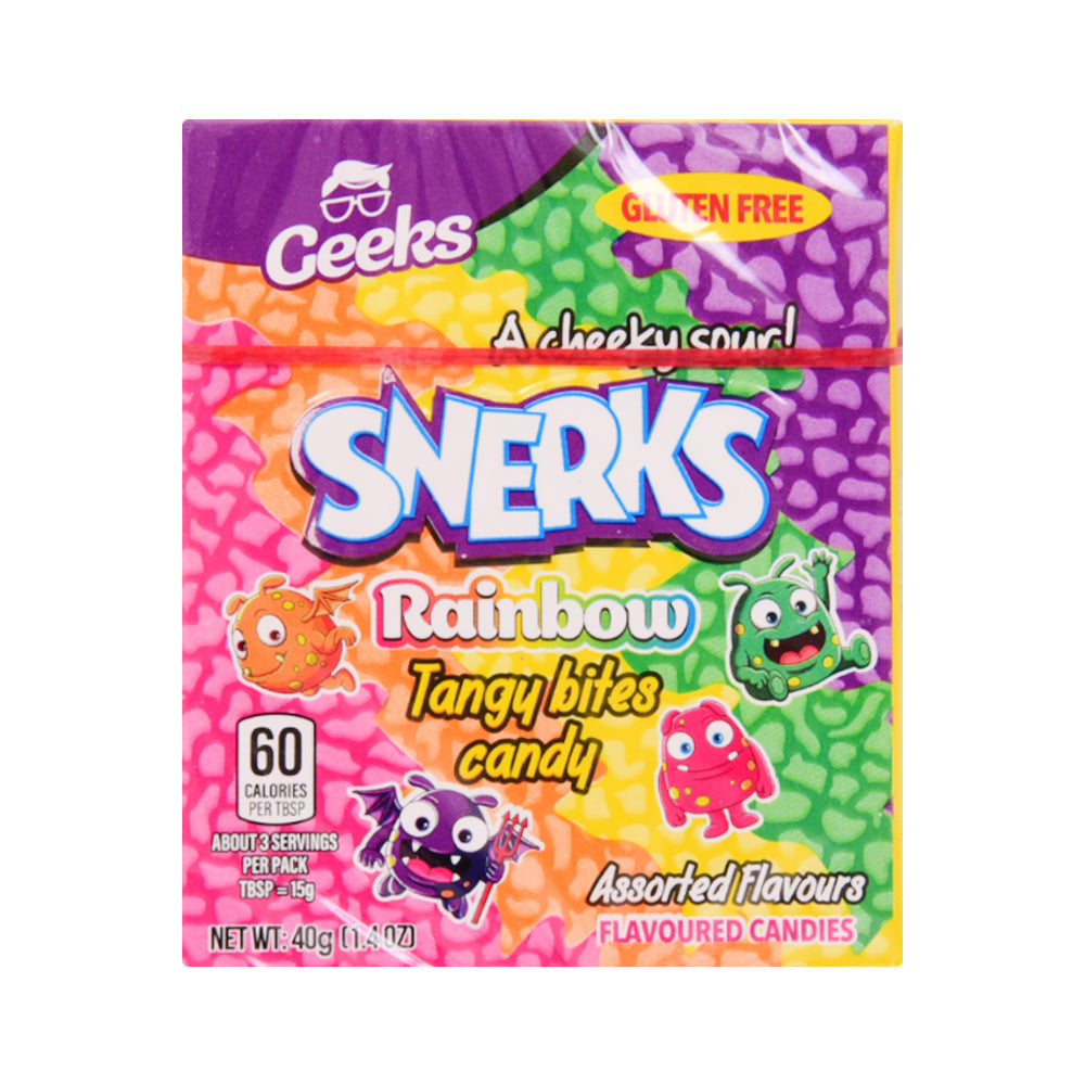 GEEKS SNERKS RAINBOW TANGY ASSORTED FLAVOUR 40 GM Default Title - MamasJan GroceryFoods