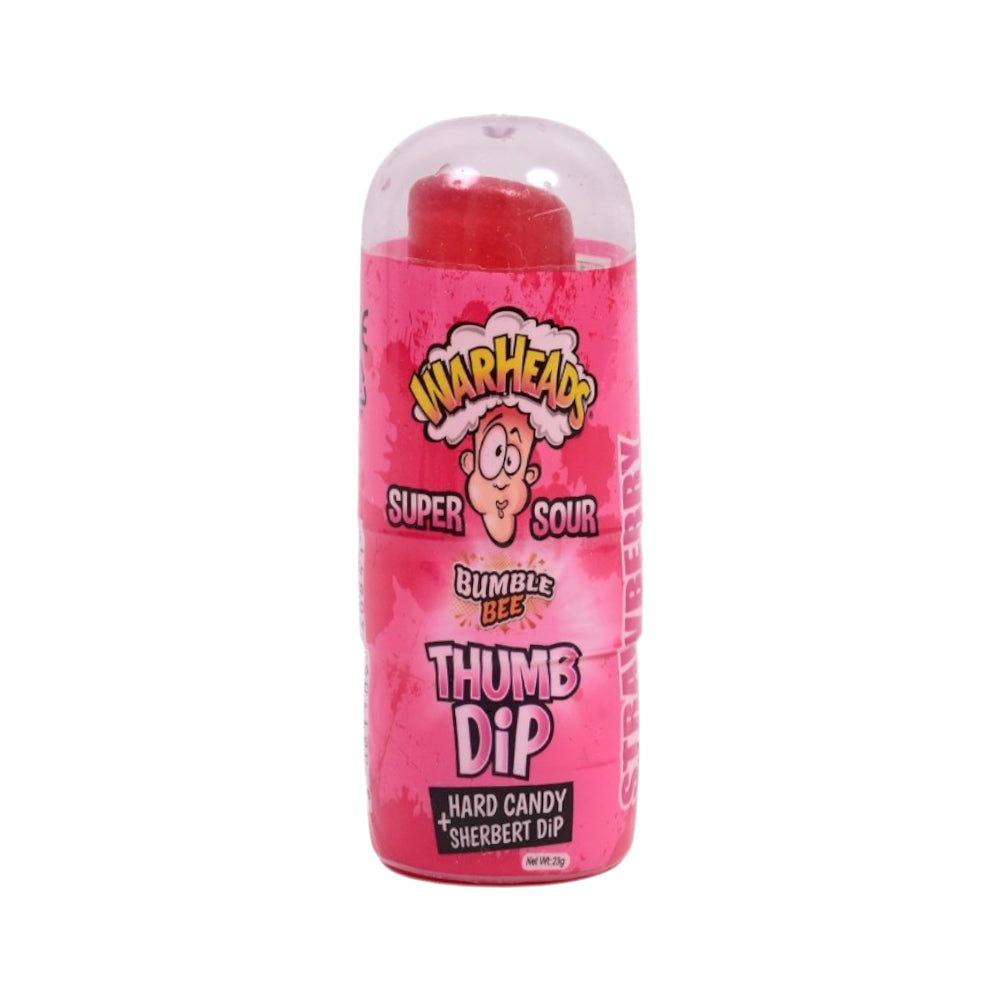 BUMBLE BEE WARHEAD SUPER SOUR THUMB DIP 23 GM Default Title - MamasJan Grocery Food