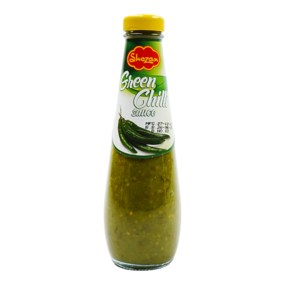 SHEZAN GREEN CHILLI SAUCE BOTTLE 300 GM Default Title - MamasJan Grocery