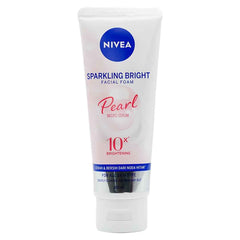 Nivea Face Wash Scrub Sparkling Bright Facial Foam Pearl 10X 100Ml