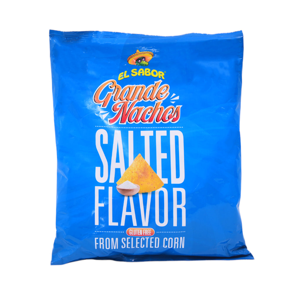 EL SABOR GRANDE NACHOS CHIPS SALTED 200 GM Default Title - MamasJan GroceryFoods