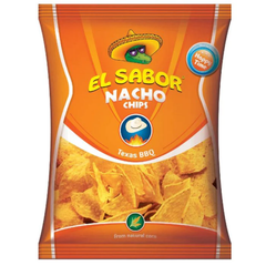 EL SABOR NACHO CHIPS TEXAS BBQ 100 GM Default Title - MamasJan Grocery