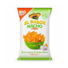 EL SABOR NACHO CHIPS SOUR CREAM & ONION 180 GM Default Title - MamasJan GroceryFoods