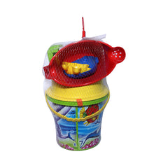 Ds-1807 Delux Beach Bucket Set Asst Akdm Default Title - MamasJan Toys