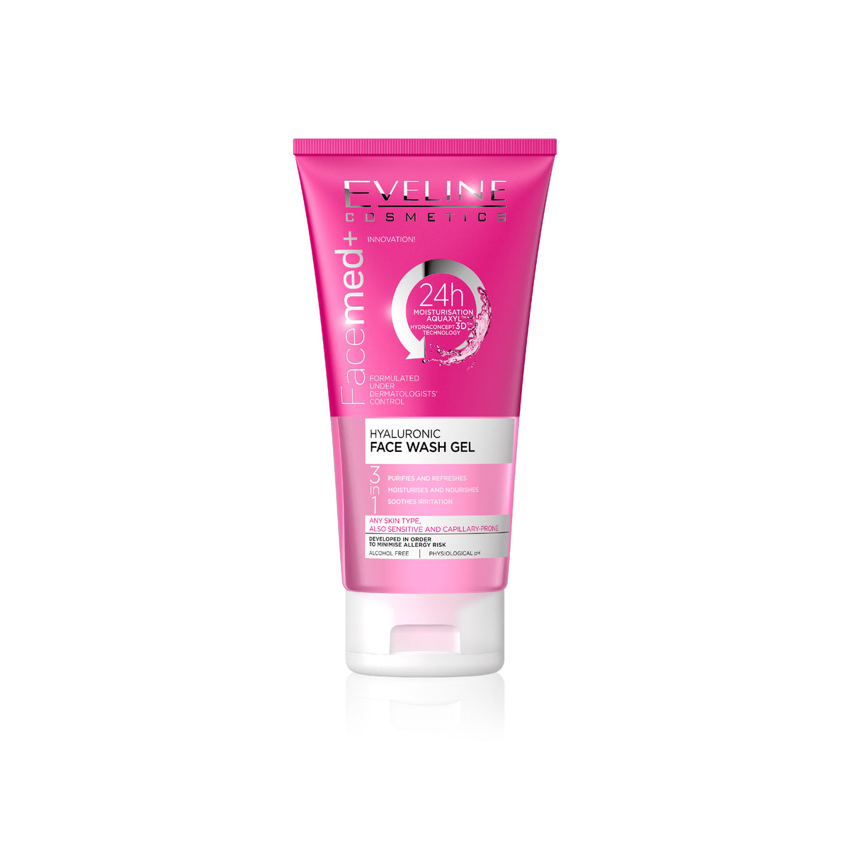EVELINE FACEMED HYALURONIC FACE WASH GEL 150ML Default Title - MamasJan skincare