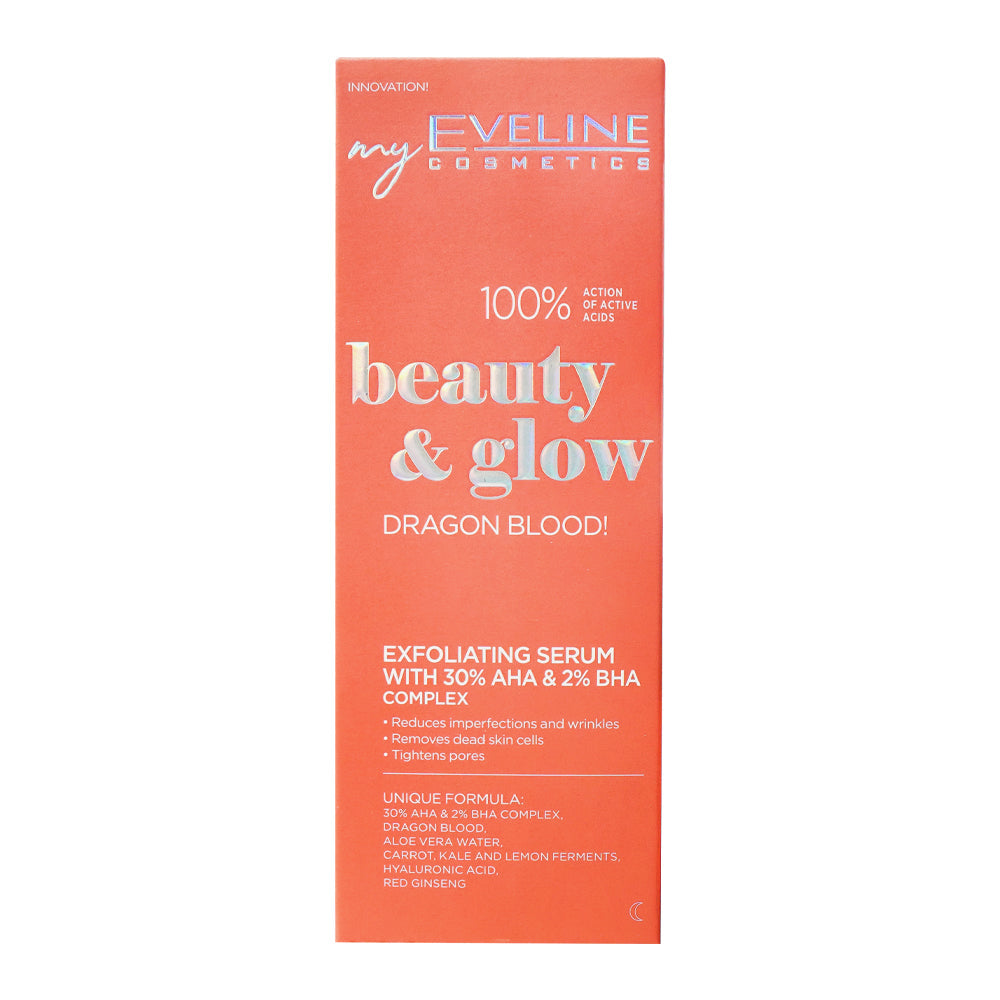 EVELINE BEAUTY & GLOW EXFOLIATING SERUM COMPLEX 18ML Default Title - MamasJan skincare