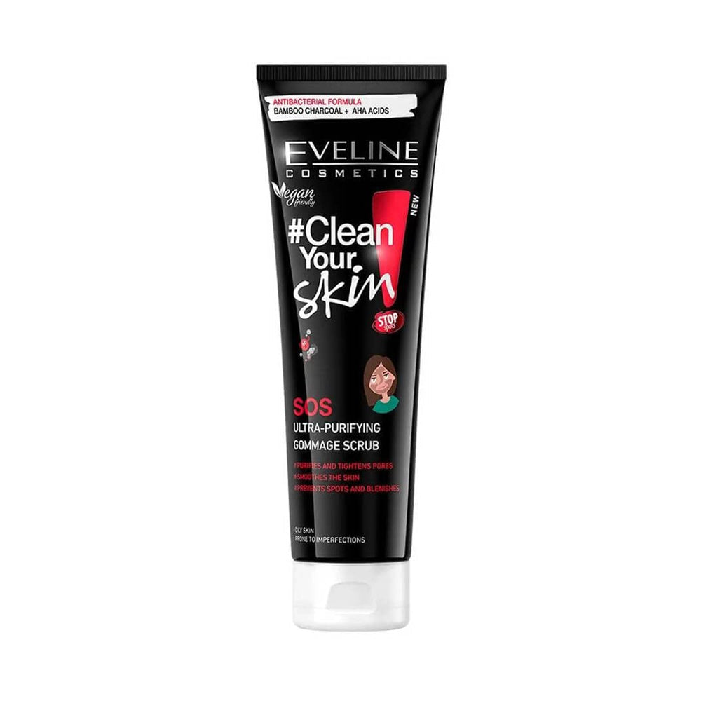 EVELINE CLEAN YOUR SKIN ULTRA PURIFYING GOMMAGE SCRUB 100ML Default Title - MamasJan skincare
