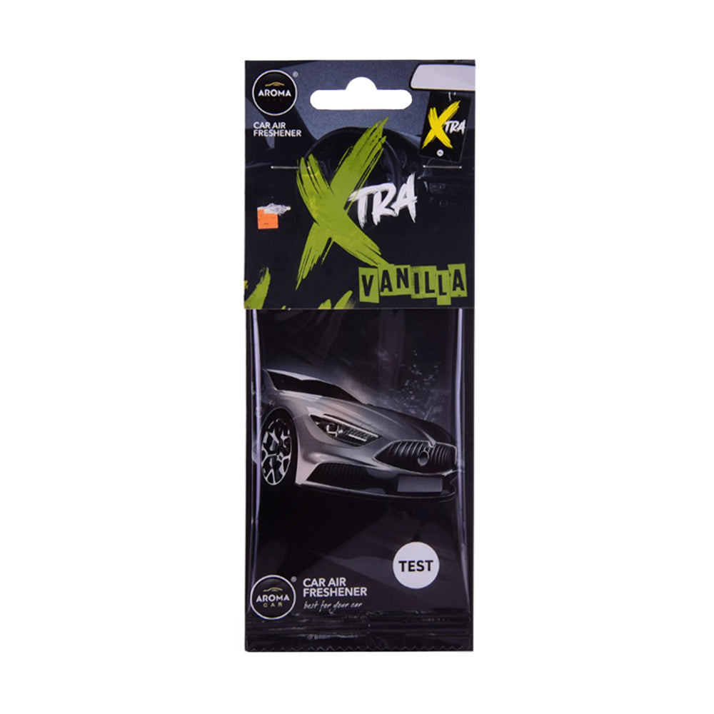 AROMA CAR XTRA CAR AIR FRESHENER VANILLA Default Title - MamasJan Grocery Nonfood